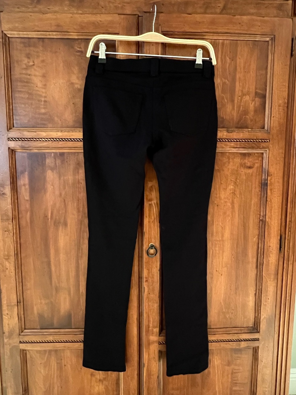 Theory Elly_Rave Skinny Ankle Black Pull On Pants | Belt Loops | SZ M | Like New - Picture 3 of 12